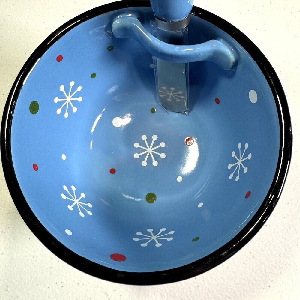 Temptations By Tara, Christmas Reindeer Appetizer Bowl with Knife Spreader Set - Picture 5 of 14